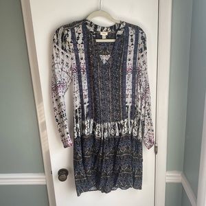 Anthropologie Shirtdress by Tiny, size Small Relaxed shirtdress
